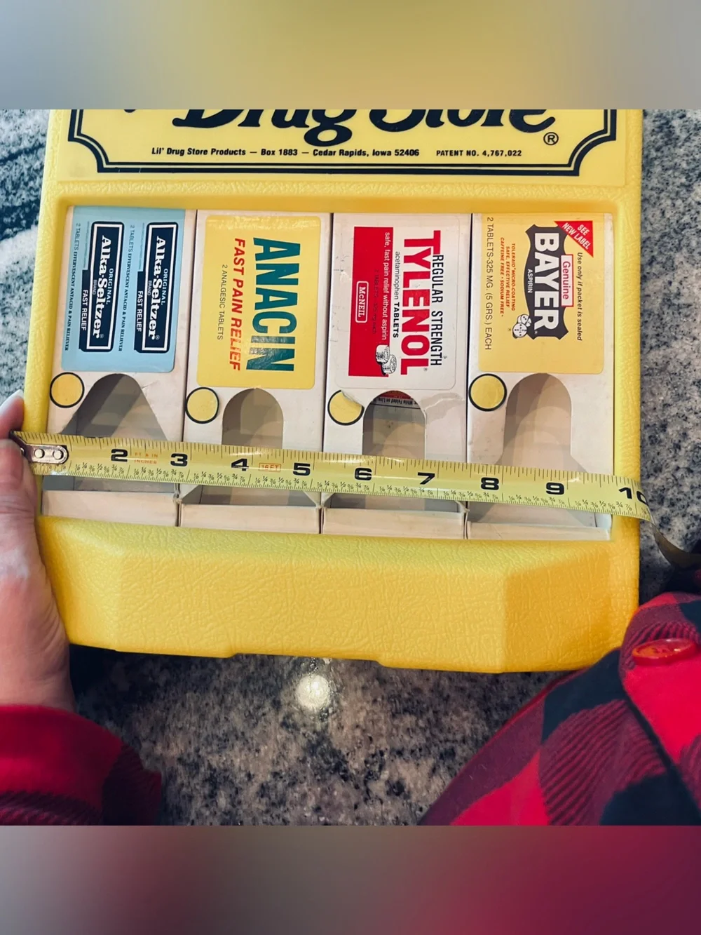 Vintage Lil' Drugstore 1970's Kitschy Fun Bathroom Decor 10 X 10